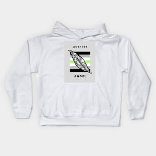 Agender Angel Kids Hoodie